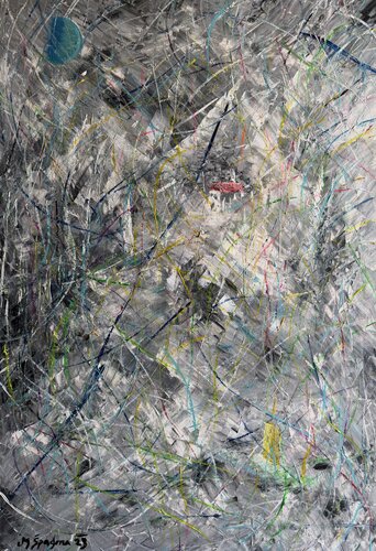 “Constelación Interior” by Miroslav Spadrna, Painting for Sale on Select