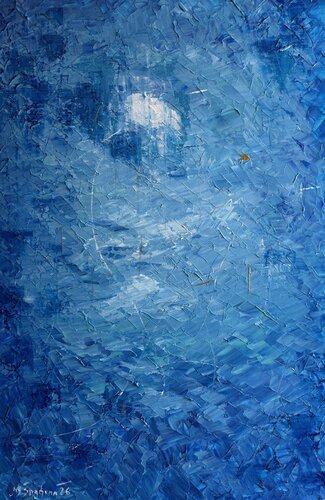 “Silencio Azul” by Miroslav Spadrna, Painting for Sale on Select