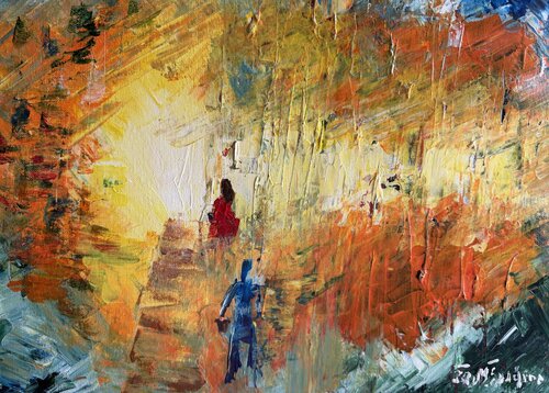 Ascenso Interior by Miroslav Spadrna, Painting for Sale on Select