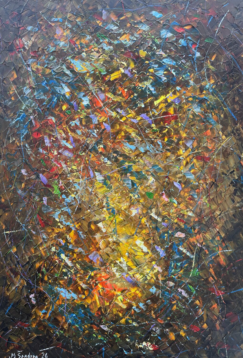 Frecuencia Emocional Miroslav Spadrna Original painting for sale