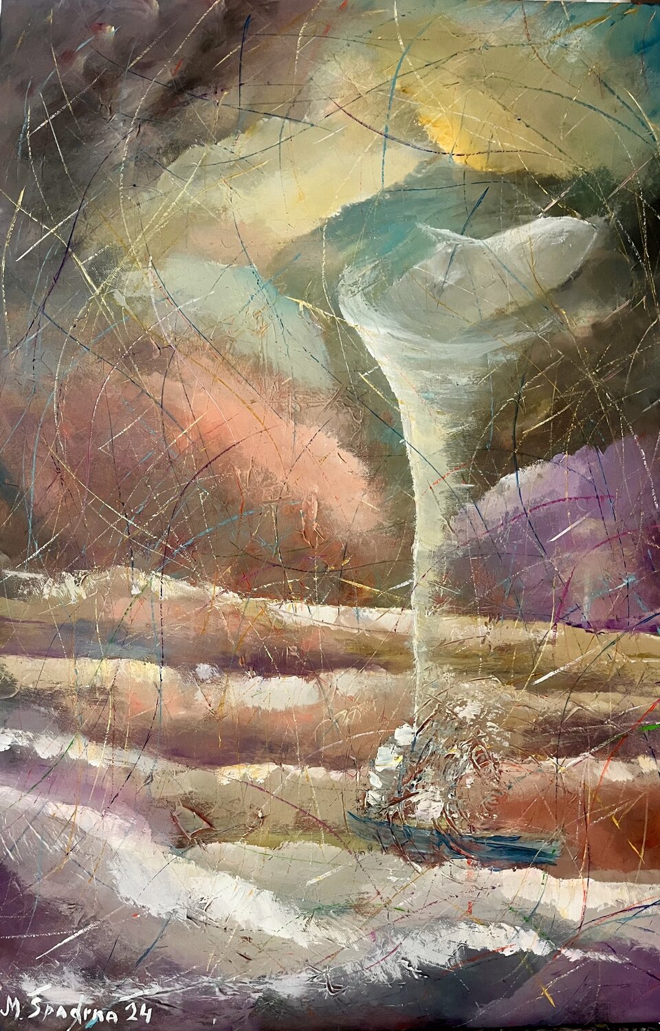 El eco del silencio Miroslav Spadrna Original painting for sale
