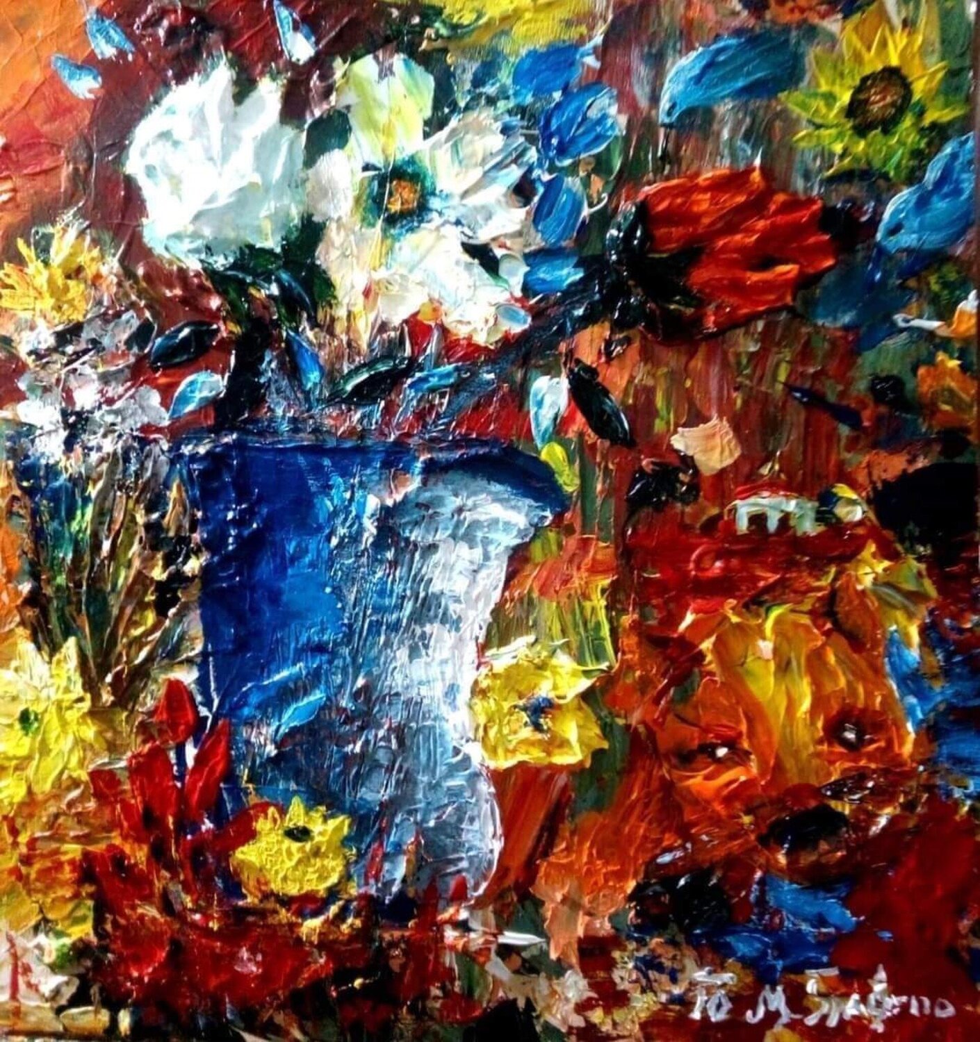 Primavera Andaluza Miroslav Spadrna Original painting for sale