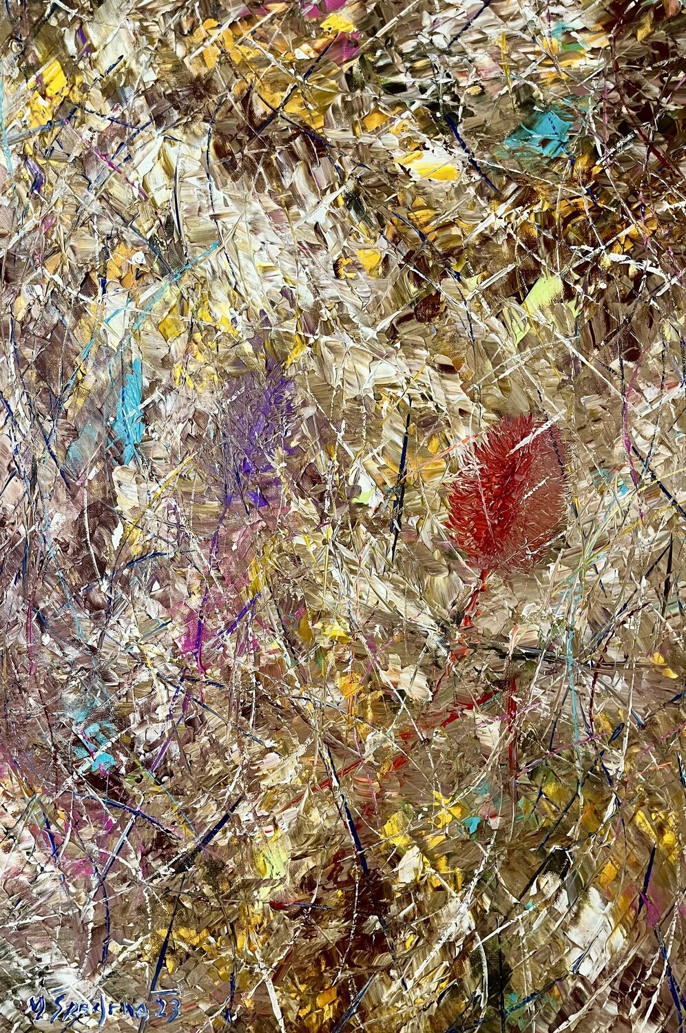 “Ecos del Silencio” Miroslav Spadrna Original painting for sale