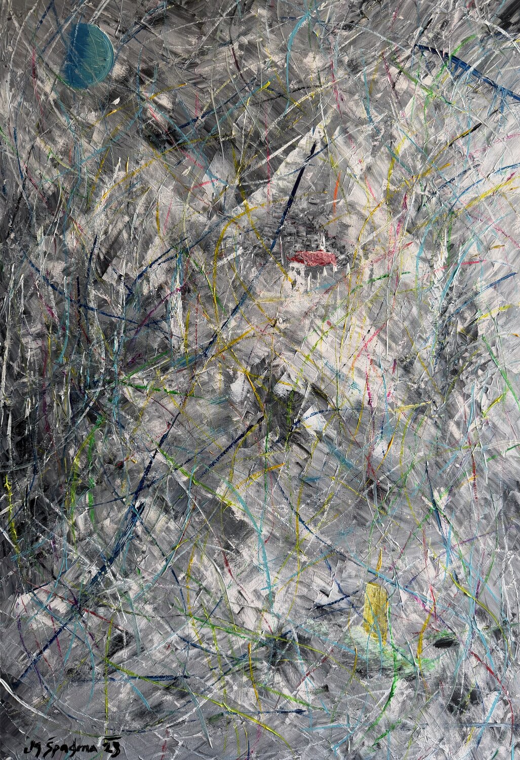 “Constelación Interior” Miroslav Spadrna Original painting for sale