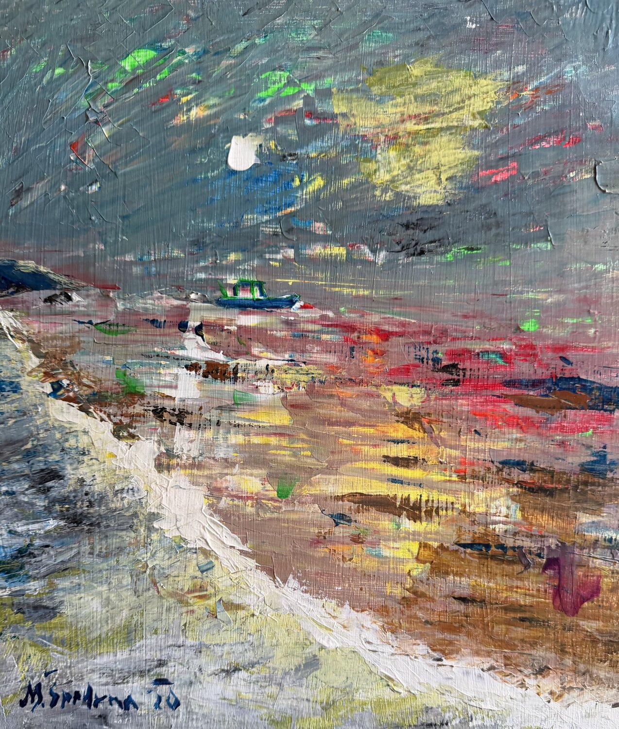 Marea de Silencio Miroslav Spadrna Original painting for sale