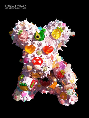 MAMA EMILKA TEDDY BEAR SCULPTURE #372 by Emilia Switala, Sculpture for Sale on Select