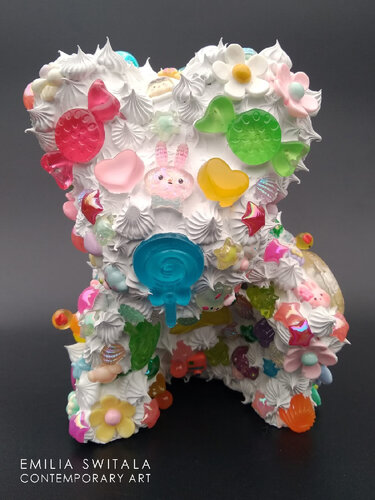 BUK TEDDY BEAR SCULPTURE #394 by Emilia Switala, Sculpture for Sale on Select