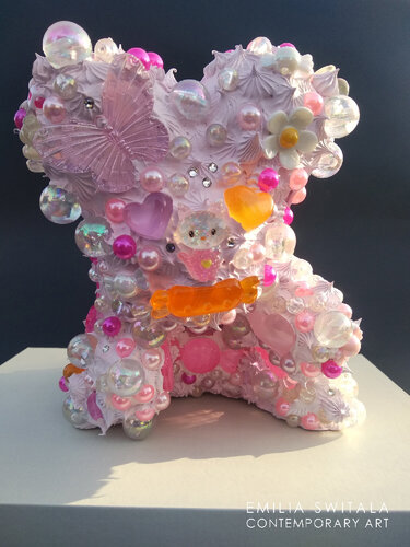 RYDER TEDDY BEAR SCULPTURE #397 by Emilia Switala, Sculpture for Sale on Select