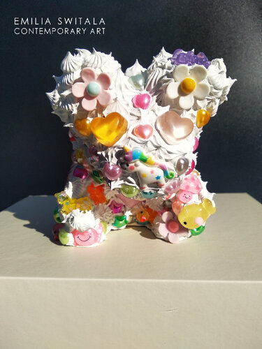POSIULICH TEDDY BEAR SCULPTURE #384 by Emilia Switala, Sculpture for Sale on Select