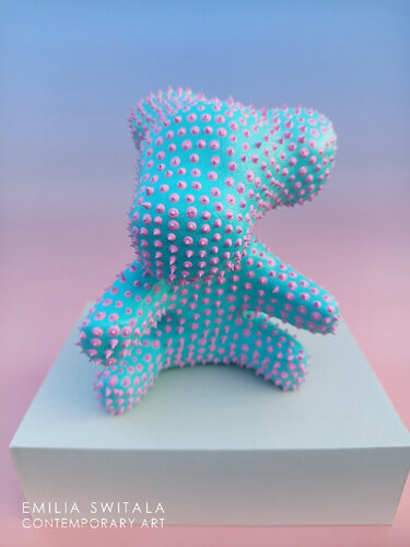 CAPTUS TEDDY BEAR SCULPTURE #426 by Emilia Switala, Sculpture for Sale on Select