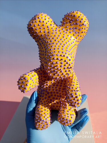 TU TEDDY BEAR SCULPTURE #435 by Emilia Switala, Sculpture for Sale on Select