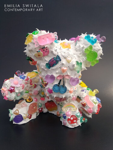 OBCIUF BEAR SCULPTURE #379 by Emilia Switala, Sculpture for Sale on Select