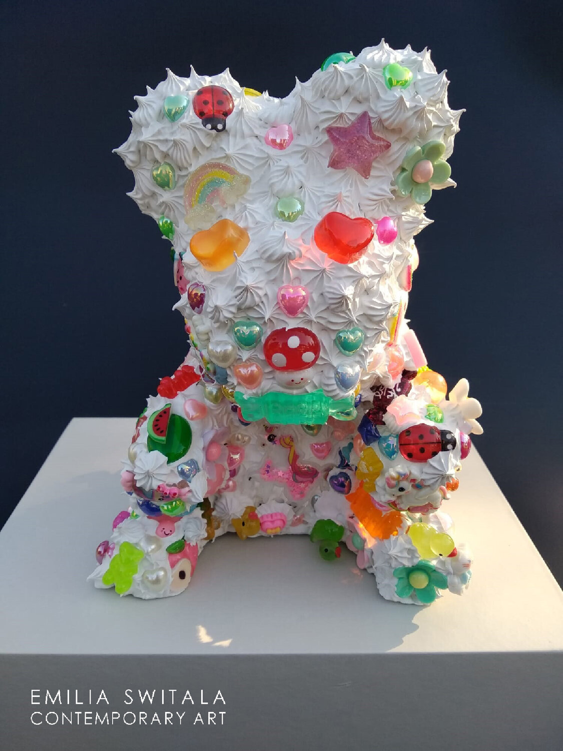 BAJUB TEDDY BEAR SCULPTURE #393 Emilia Switala Sculpture for sale
