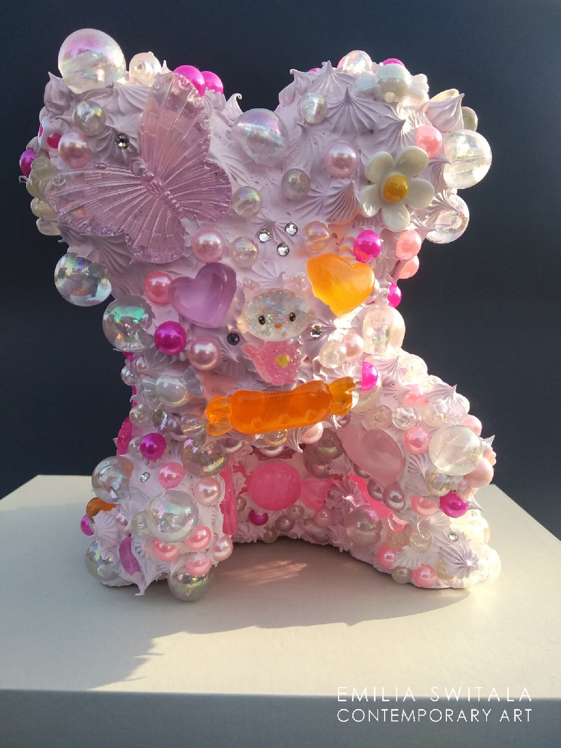 RYDER TEDDY BEAR SCULPTURE #397 Emilia Switala Sculpture for sale