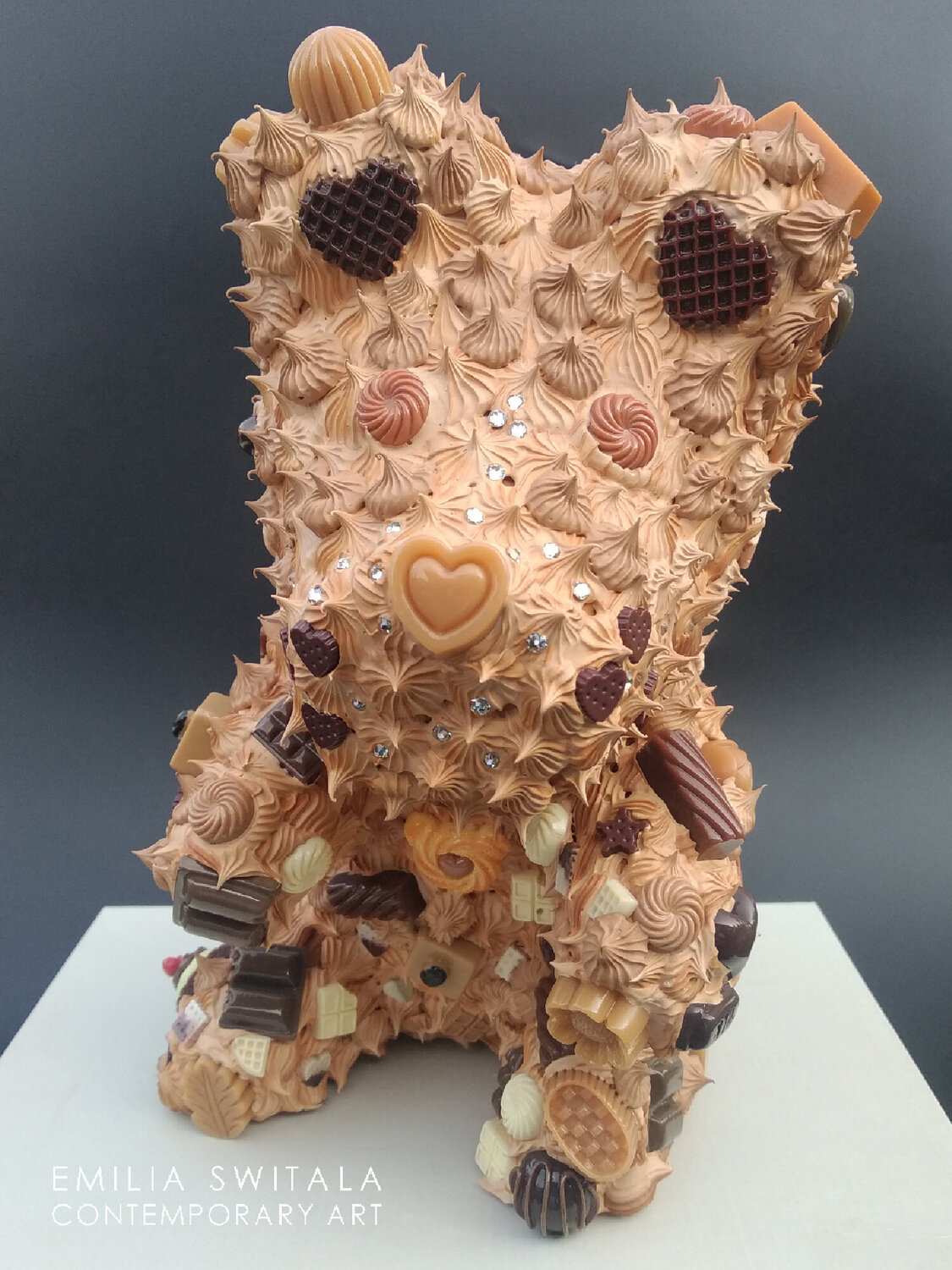 TOFI TOFI TEDDY BEAR SCULPTURE #417 Emilia Switala Sculpture for sale