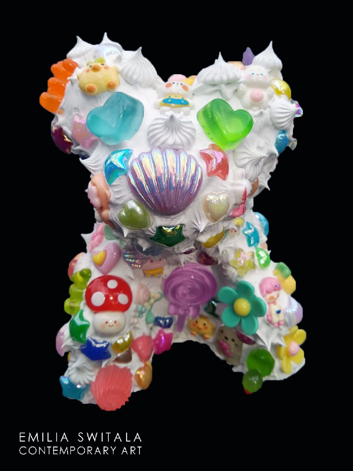 SIUFKA TEDDY BEAR SCULPTURE #386 Emilia Switala Sculpture for sale