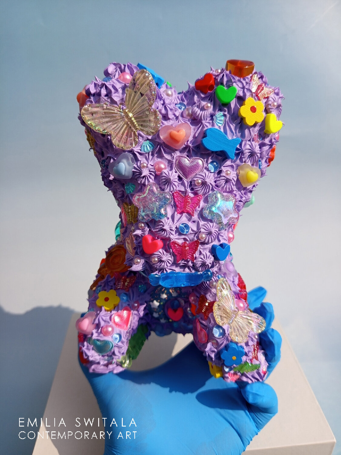 KLEJONKO TEDDY BEAR SCULPTURE #439 Emilia Switala Skulptur zu verkaufen