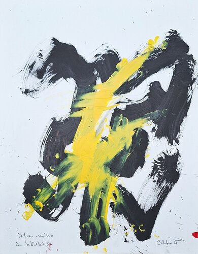 Sol en medio de Lekubaso by Juanjo Ortubia, Painting for Sale on Select