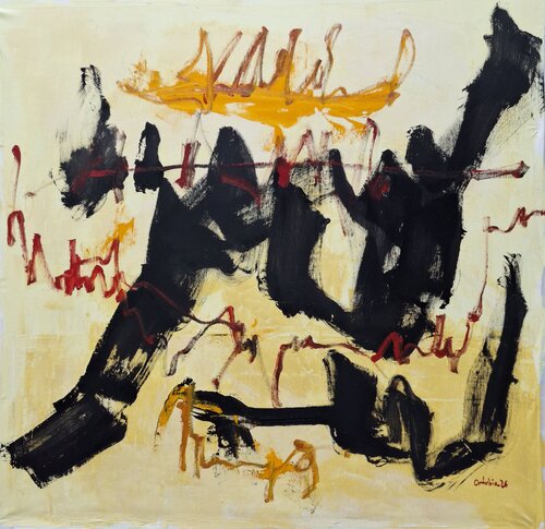 Lo que queda atado by Juanjo Ortubia, Painting for Sale on Select