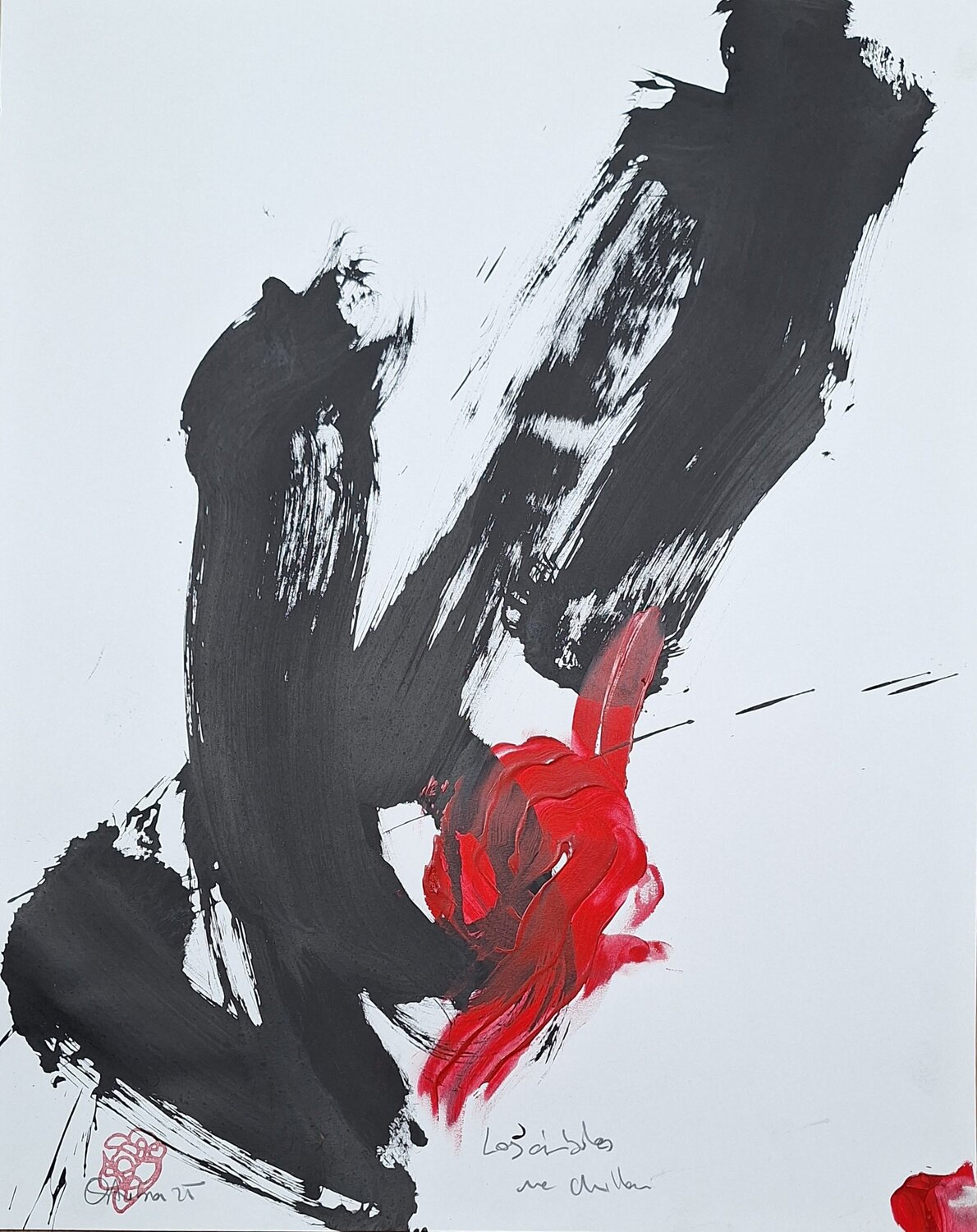 Los árboles me chillan Juanjo Ortubia Original painting for sale
