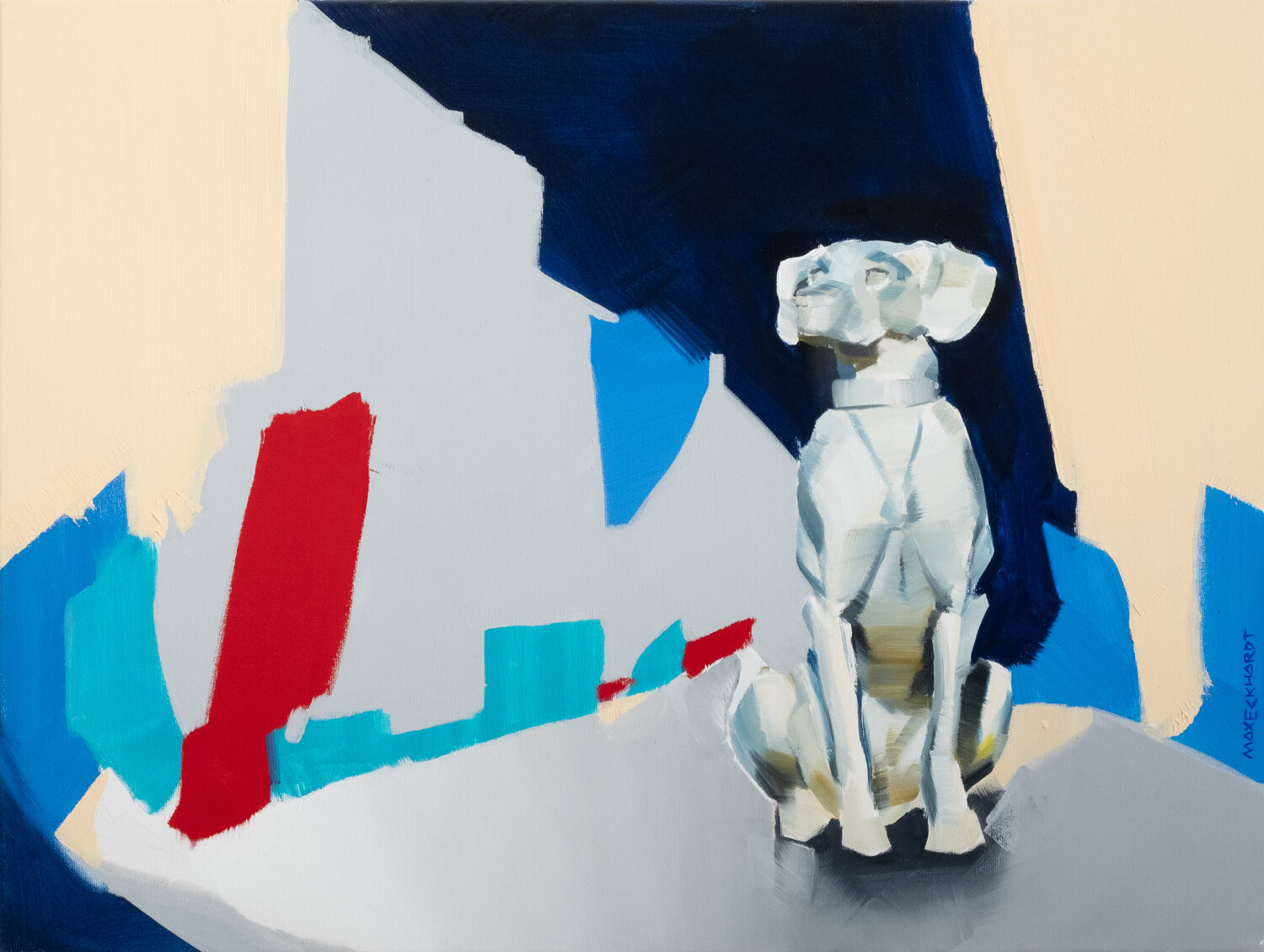 Dream Dog Max Eckhardt Original painting for sale