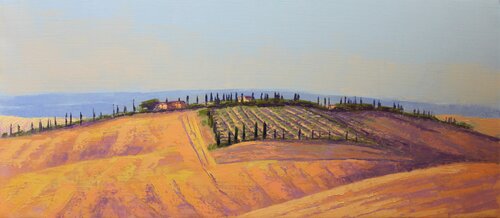 Toscana, Asciano by Revaz Tcheishvili, Painting for Sale on Select