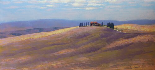 Toscana, Crete Senesi by Revaz Tcheishvili, Painting for Sale on Select