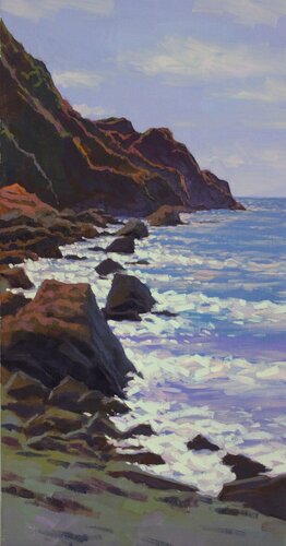 Spiaggia a Piombino by Revaz Tcheishvili, Painting for Sale on Select