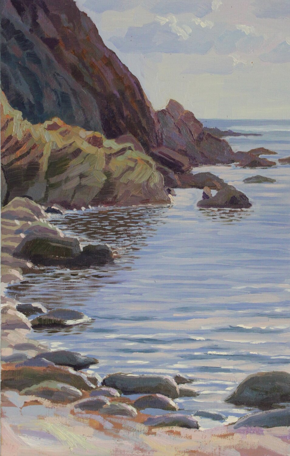 Scogliera a Baratti Revaz Tcheishvili Original painting for sale