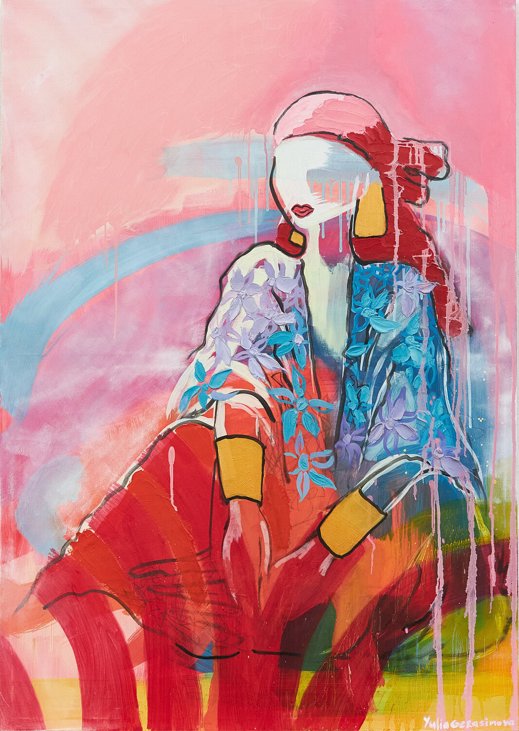 The master of the desert Yulia Gerasimova Original painting for sale