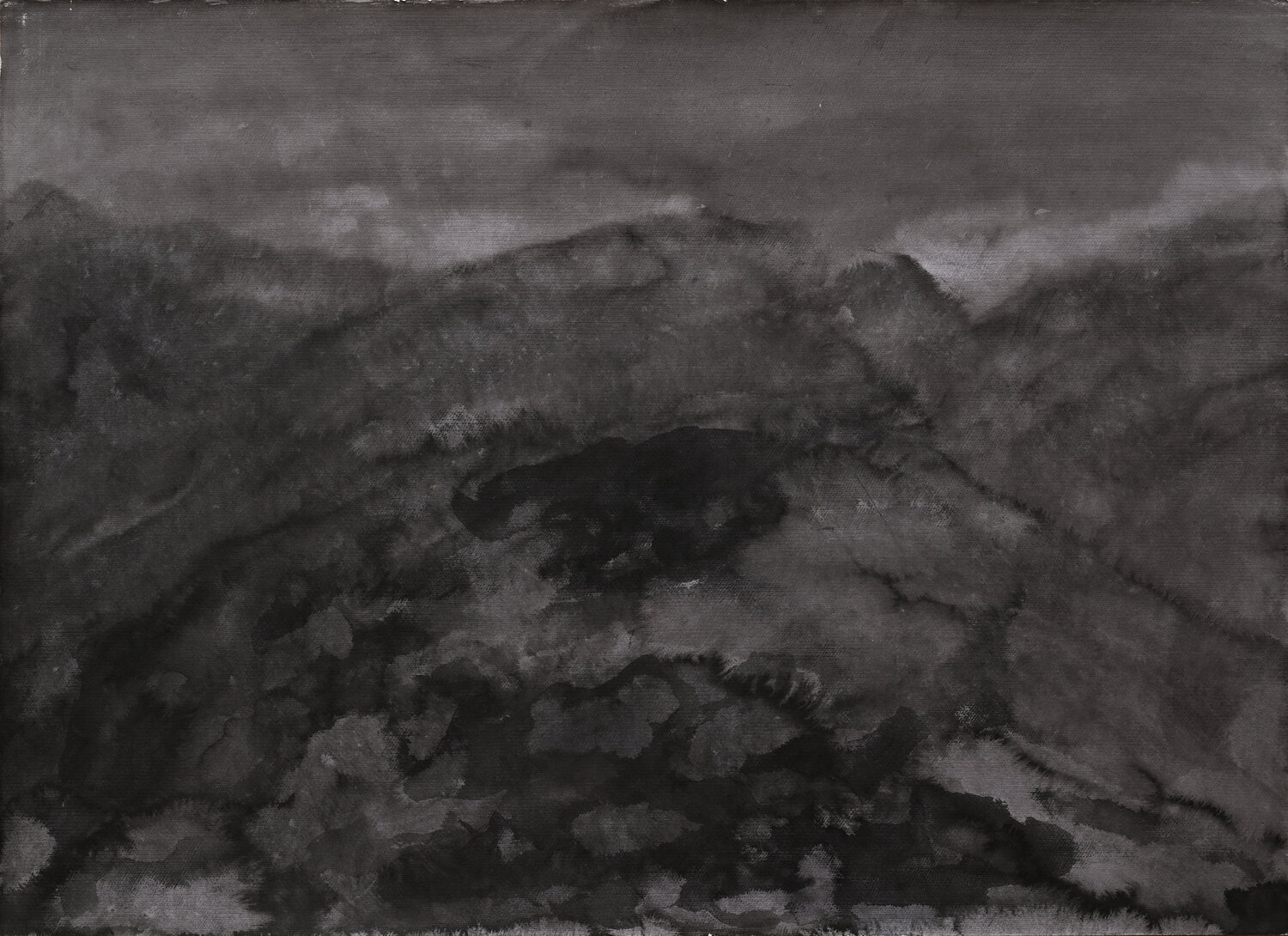 Mountain_02 Lei Gu Originalgemälde zu verkaufen