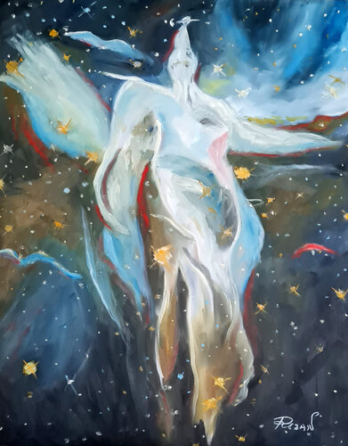 Rise of Light by Rezan Ozger, Painting for Sale on Select