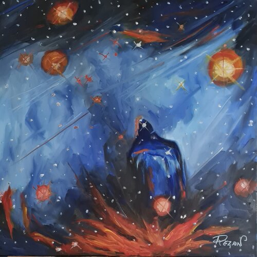 When Light Arrives by Rezan Ozger, Painting for Sale on Select