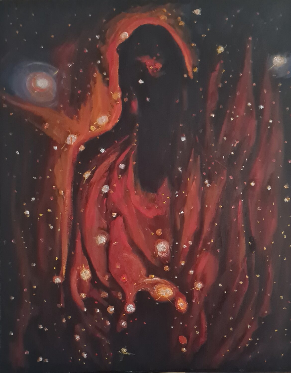 The Cloak of the Star Tailor Rezan Ozger Original painting for sale