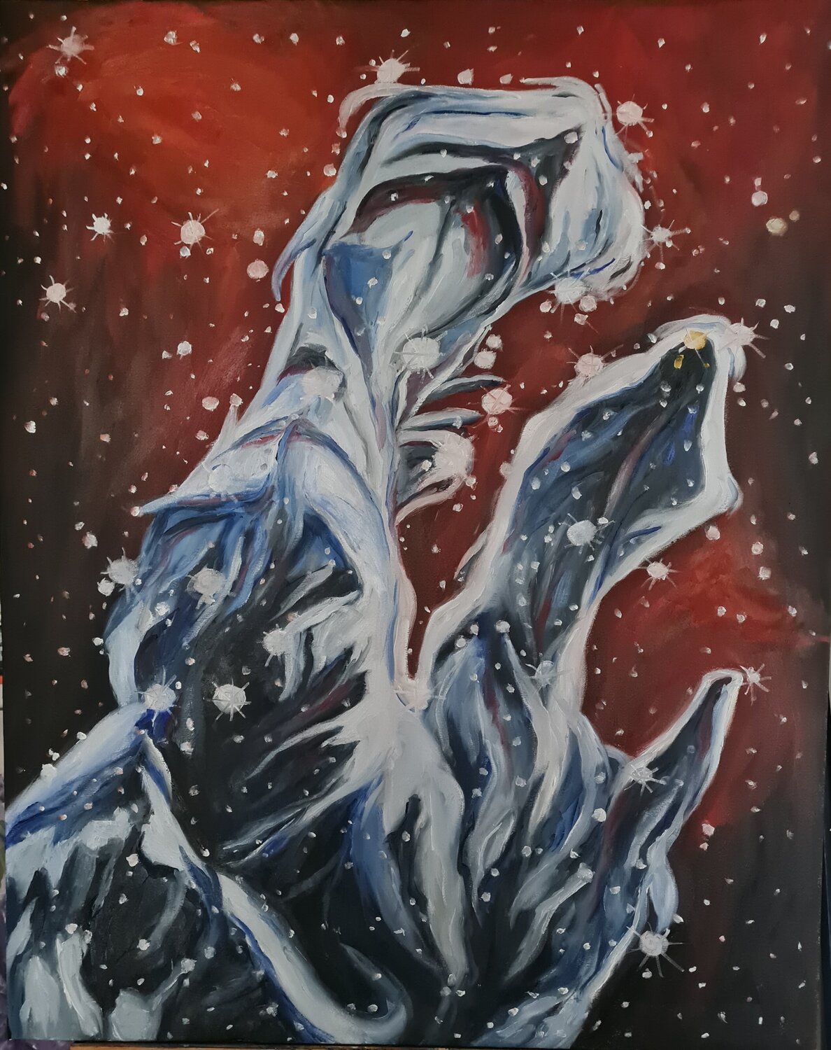 The Great Birth Rezan Ozger Original painting for sale