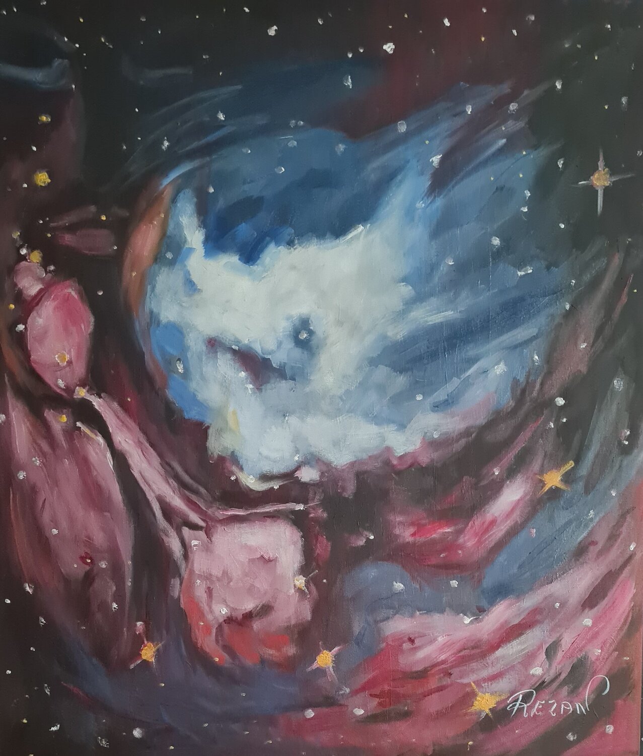 IS THAT ME? Rezan Ozger Original painting for sale