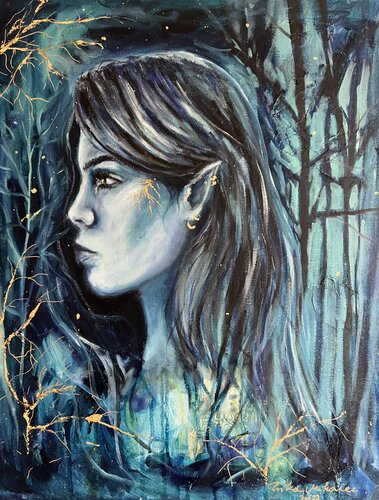 Waldgeist✨ by Erika Mihalec, Painting for Sale on Select