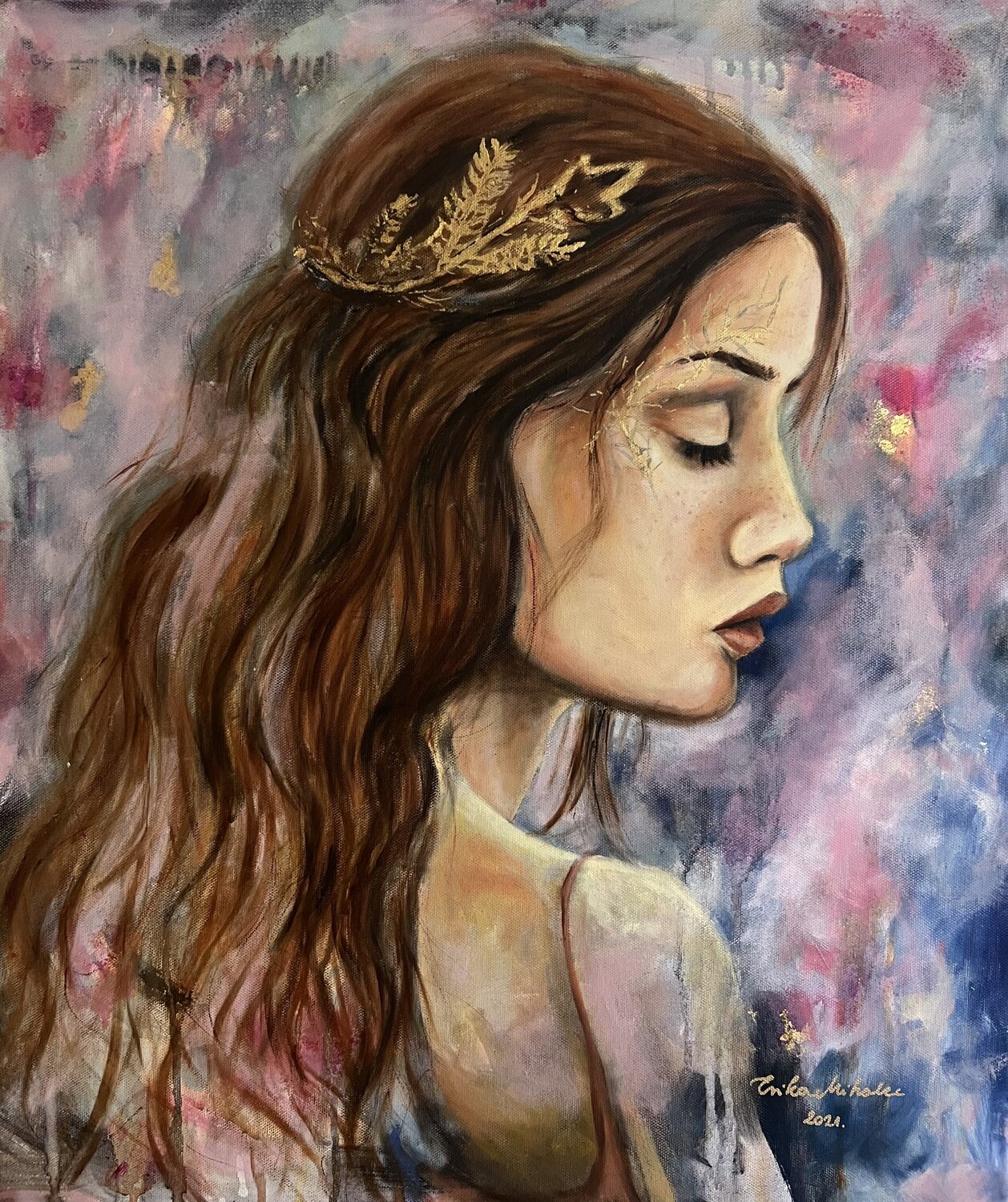 Aphrodite 🧝🏻‍♀️✨ Erika Mihalec Original painting for sale