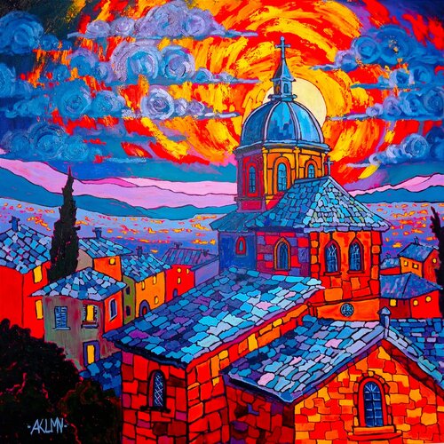 "La noche mágica" by Asia Klim, Painting for Sale on Select