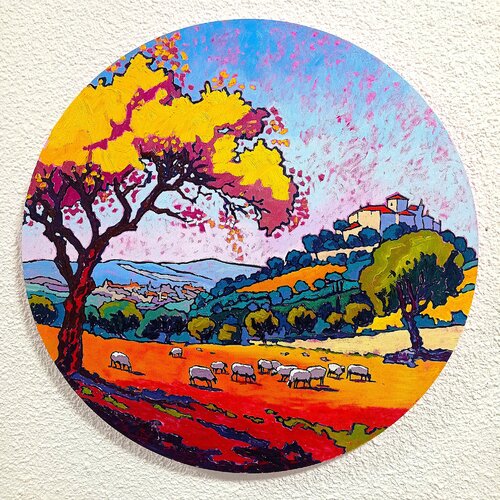 "Un día de verano" by Asia Klim, Painting for Sale on Select