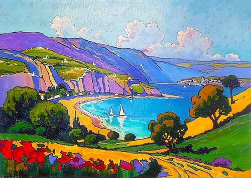Con vistas al mar by Asia Klim, Painting for Sale on Select