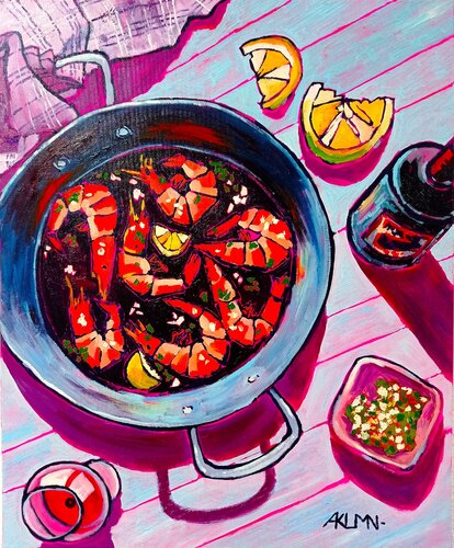 Bon appetit! by Asia Klim, Painting for Sale on Select