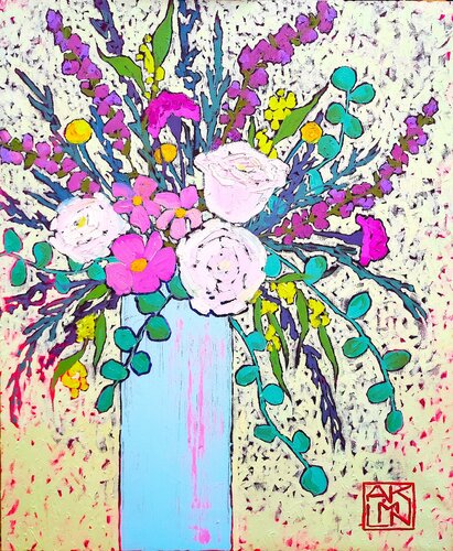"Las flores que nunca me regalaste" by Asia Klim, Painting for Sale on Select
