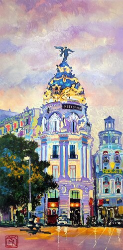 Metropolis by Asia Klim, Painting for Sale on Select
