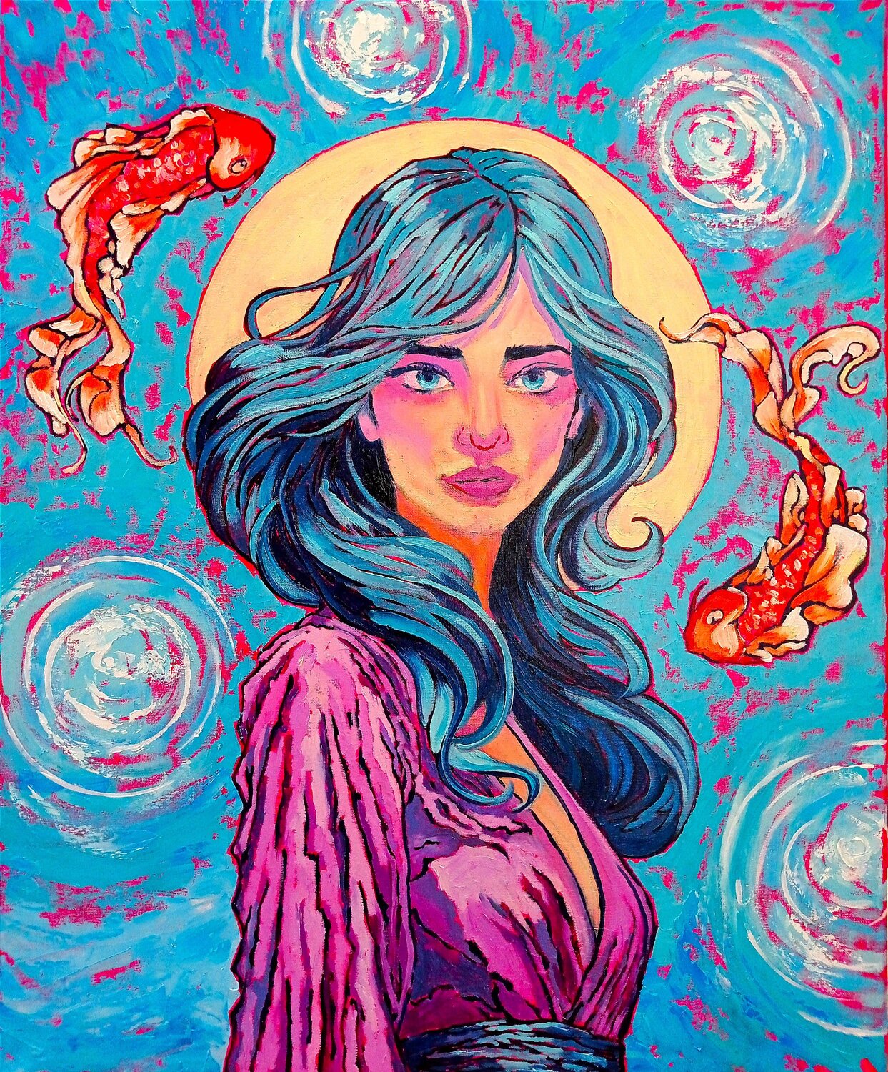 "La verdad" Asia Klim Original painting for sale