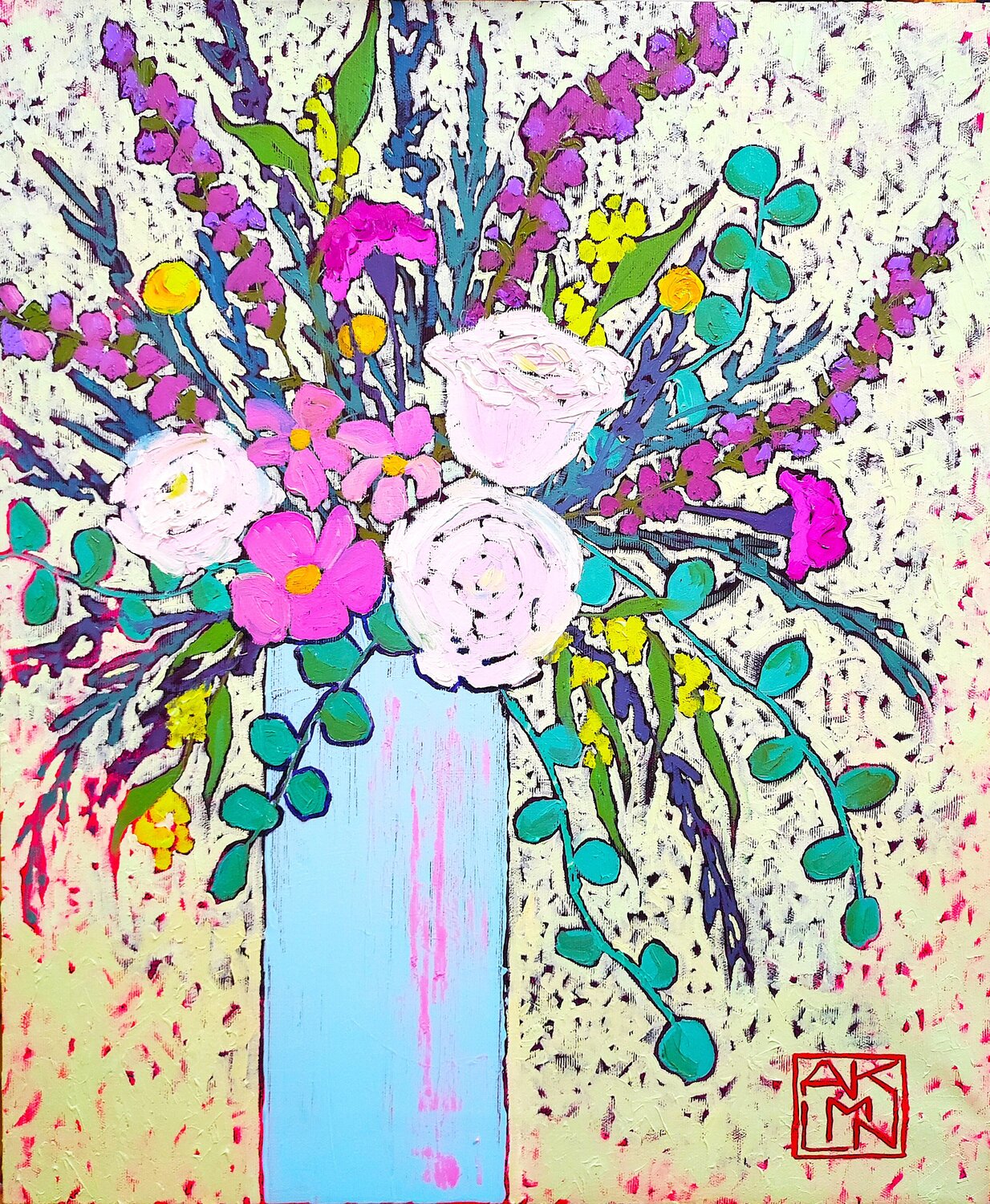 "Las flores que nunca me regalaste" Asia Klim Original painting for sale
