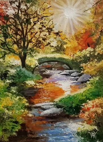 Brilliant by Jarmila Dluhos, Painting for Sale on Select