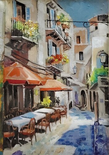 Italian Summer by Jarmila Dluhos, Painting for Sale on Select