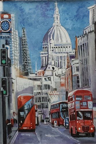 14:25 by Jarmila Dluhos, Painting for Sale on Select