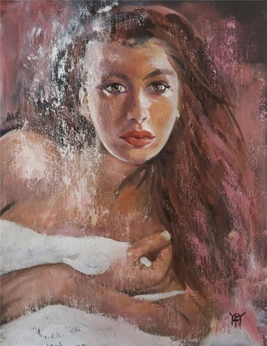 Moment by Jarmila Dluhos, Painting for Sale on Select